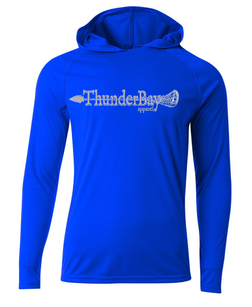 Thunderbay Navy Hooded Pullover